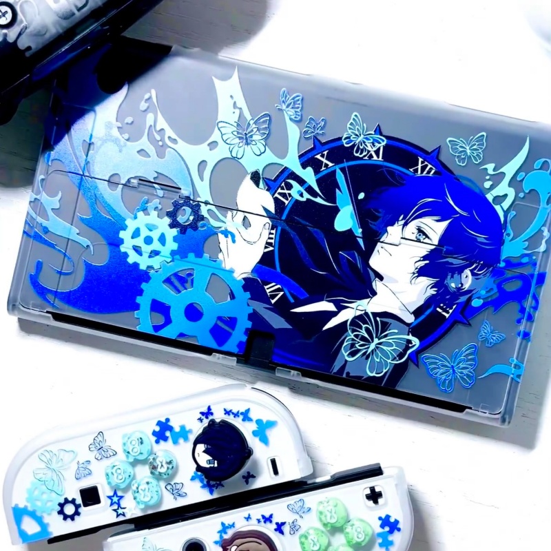 Gaming Console With Games - มาโคโตะ ยูกิเคสแข็งกึ่งโปร่งใสลายเพอร์โซน่า 3 ใช้ได้กับสวิตช์ 2 โอเลด