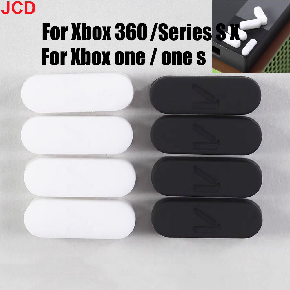 Microsoft Console Xbox Series S - Jcd ฝาครอบป้องกันเคสโทรศัพท์แบบบางตีนยางกันลื่น4ชิ้นใช้ได้กับคอนโซล Xbox 360 / Xbox