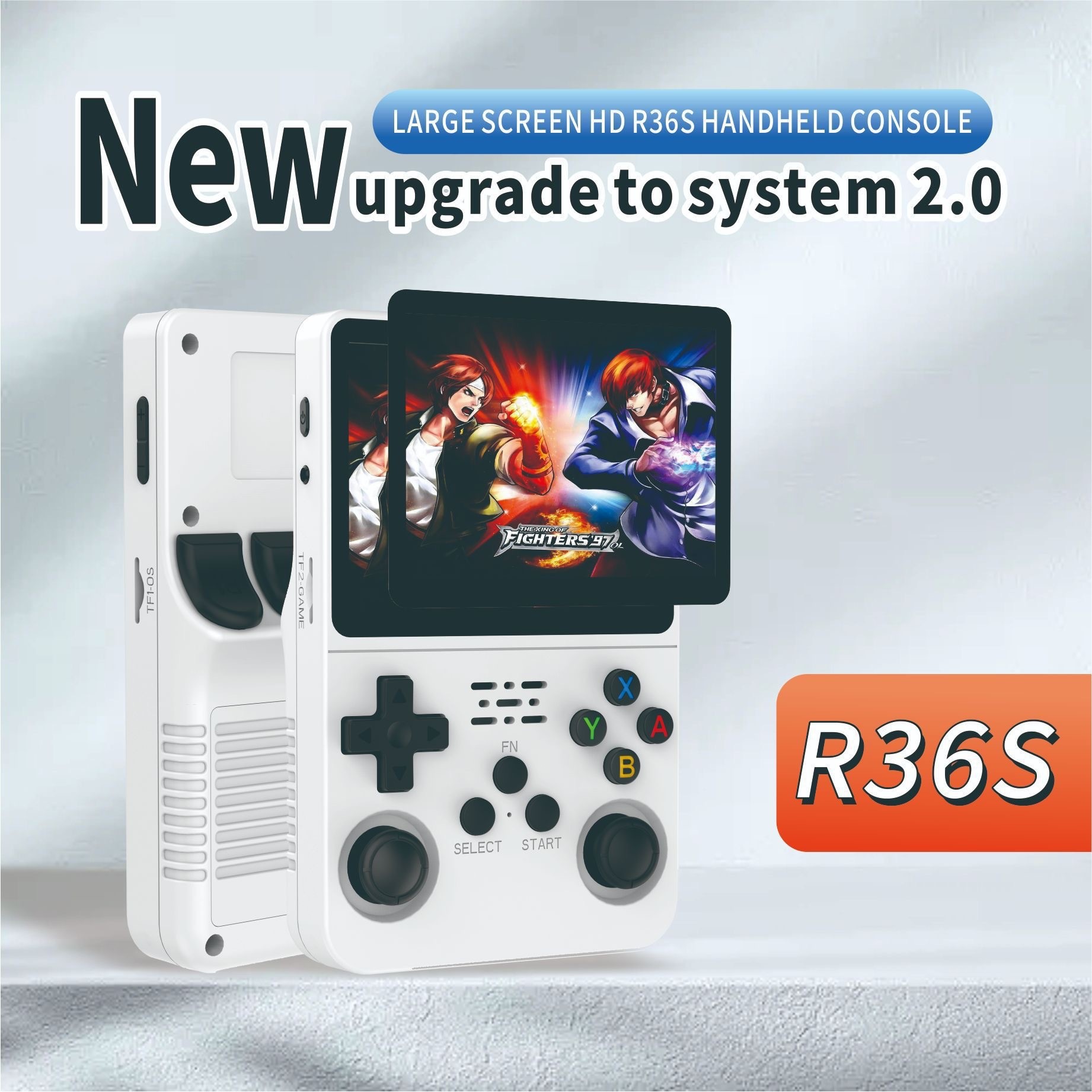 Gaming Console Minecraft - เครื่องเล่นเกมพกพา R36S Retro หน้าจอ IPS 3.5