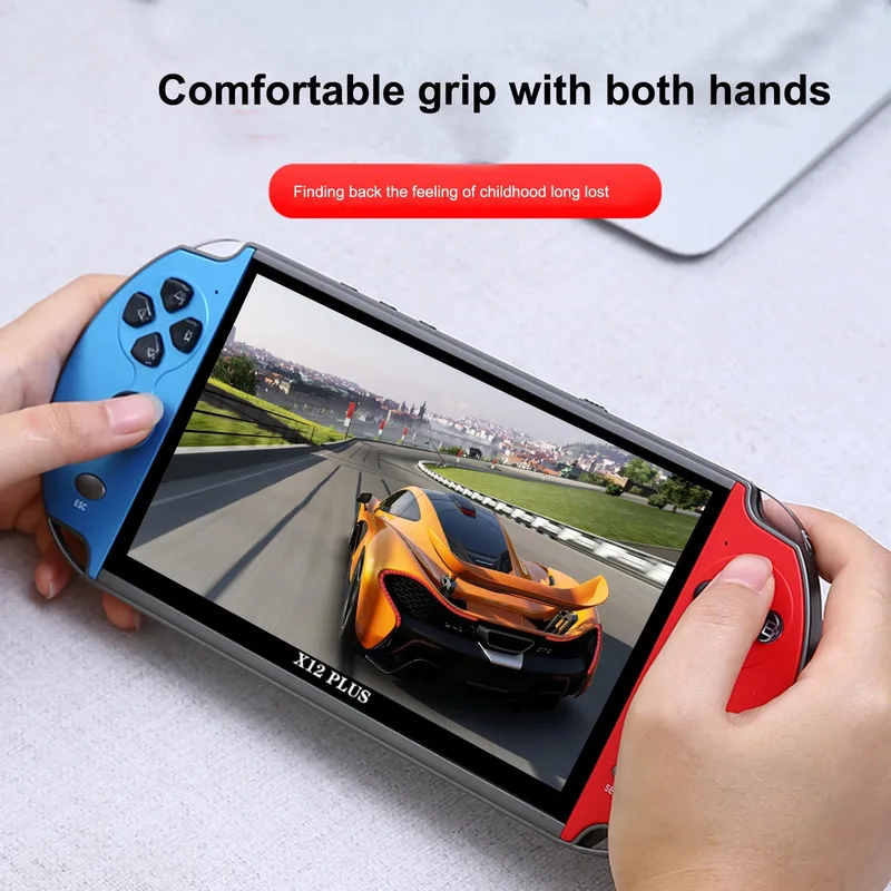Gaming Console X12 - X12 พลัสคอนโซลเกมพกพา, หน้าจอ HD ขนาด 7.0