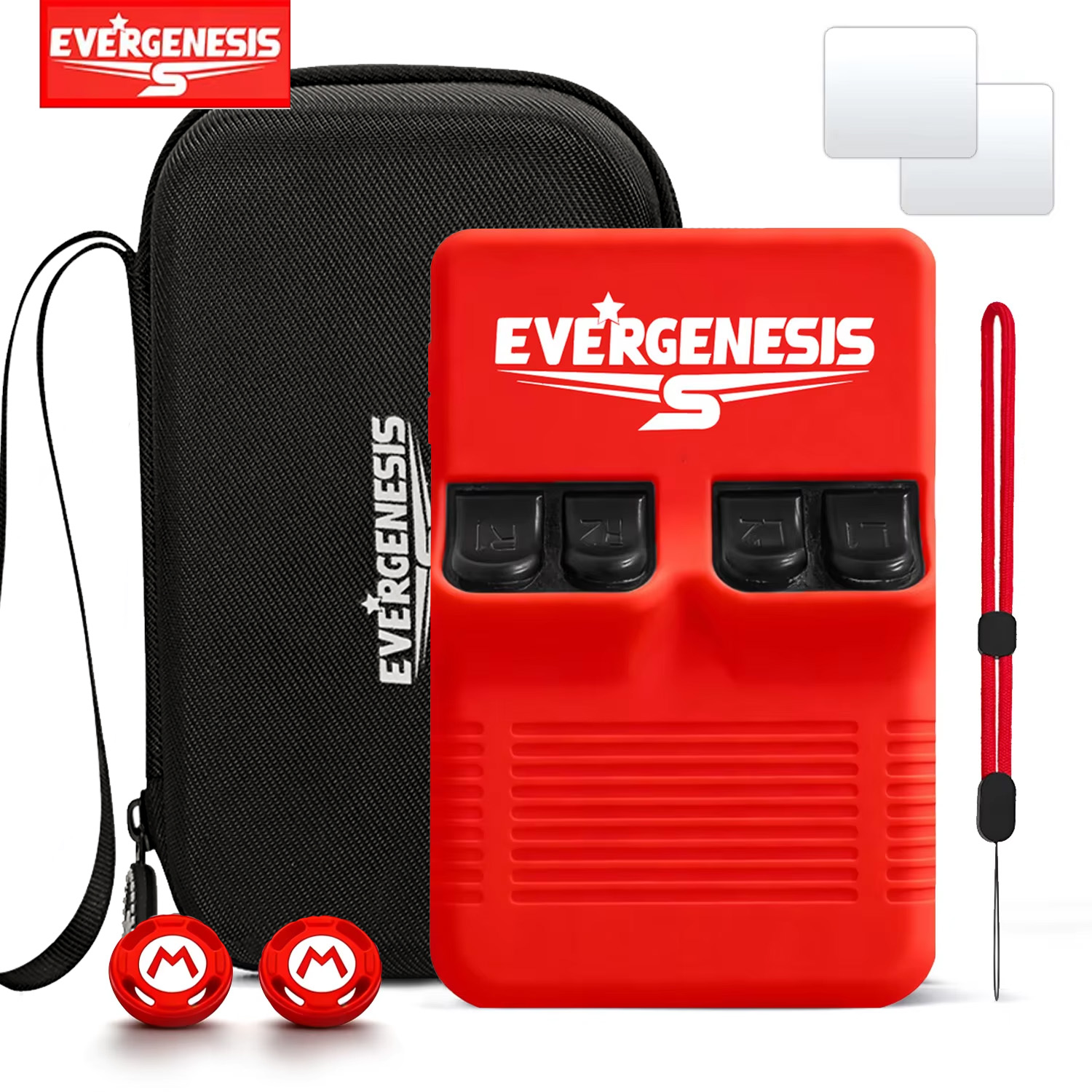 Gaming Console For Phone - ชุดเคสป้องกัน R36S สำหรับเครื่องเล่นเกมพกพา R36S ซิลิโคนครอบ กระเป๋า