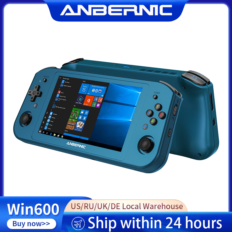 Gaming Console Minecraft - ANBERNIC Win600 เครื่องเล่นเกมพกพา AMD 3020e/3050e หน้าจอ