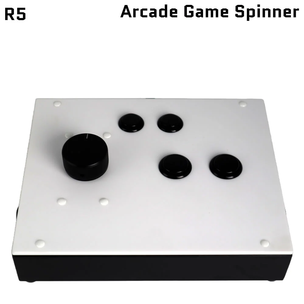 Console Gaming Hand - ซ้าย/ขวามือเค้าโครงเกมคอนโซลอาเขตปุ่มกดเกมอาเขต SPINNER Controller สําหรับ Mame Retroarch