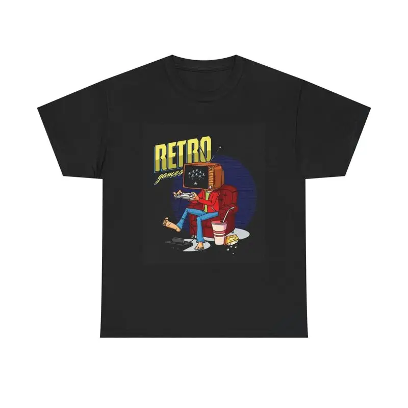 Gaming Console In 90S - เสื้อยืดเกมมิ่งทีวีสไตล์เรโทร 90S สำหรับเด็ก คอนโซล ผ้าฝ้ายหนา