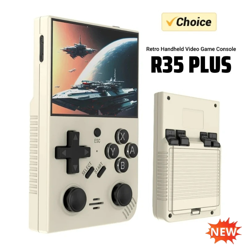 Gaming Console Minecraft - เครื่องเล่นเกมพกพา New R35 Plus Retro Pocket