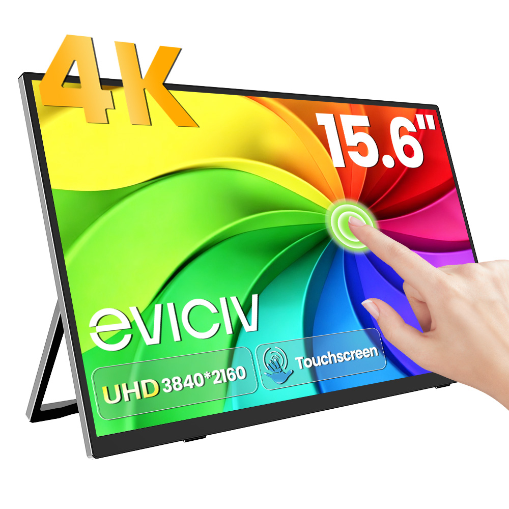 Gaming Console Types - EVICIV จอภาพพกพา 4K หน้าจอสัมผัส 10 จุด