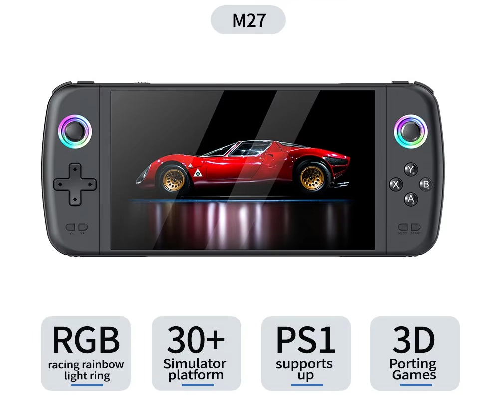 M27 7 นิ้วคอนโซลเกมมือถือแบบพก - Console Gaming Hand บทวิจารณ์และราคา