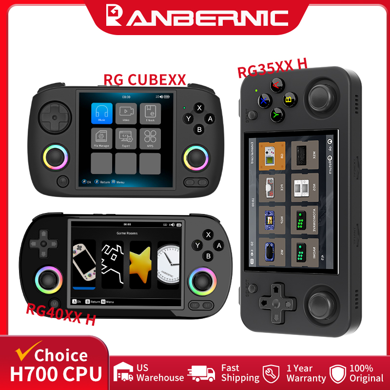 Anbernic RG cubexx & RG40XX H  - Gaming Console Minecraft บทวิจารณ์และราคา