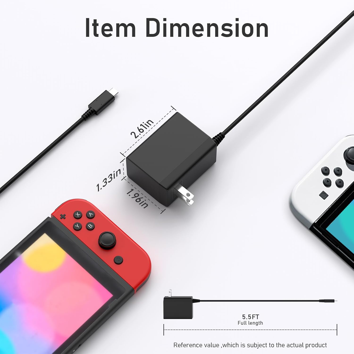 AC 100–240V Type-C Charger 15V - Gaming Console Types บทวิจารณ์และราคา
