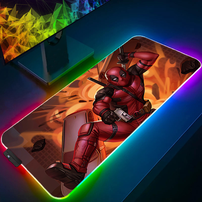 แผ่นรองเมาส์ LED สำหรับเล่นเกม - Gaming Console Desk บทวิจารณ์และราคา