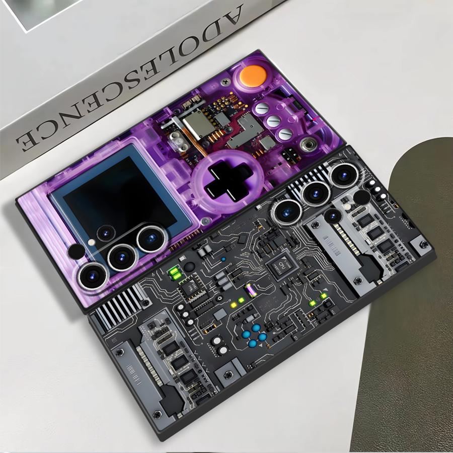 เคสโทรศัพท์ลายเกมส์สีม่วงสำหรั - Gaming Console For Phone บทวิจารณ์และราคา