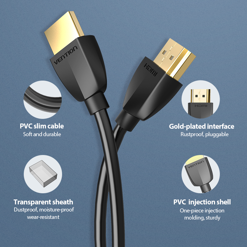 Vention สาย HDMI Slim HDMI To  - Gaming Console Bundle บทวิจารณ์และราคา