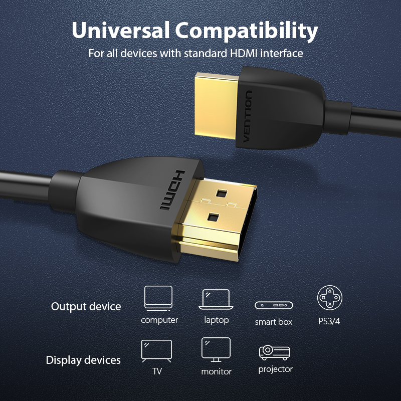 Vention สาย HDMI Slim HDMI To  - Gaming Console Bundle บทวิจารณ์และราคา