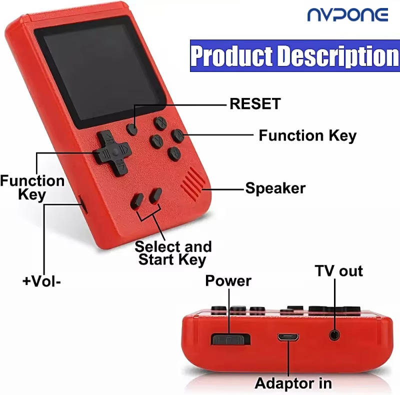 ใหม่แบบพกพาRetro Miniคอนโซลวิด - Gaming Console Minecraft บทวิจารณ์และราคา