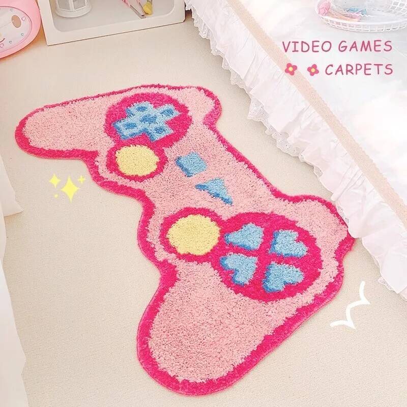 พรมรูปคอนโซลเกมส์ ดีไซน์การ์ตู - Console Gaming Hand บทวิจารณ์และราคา