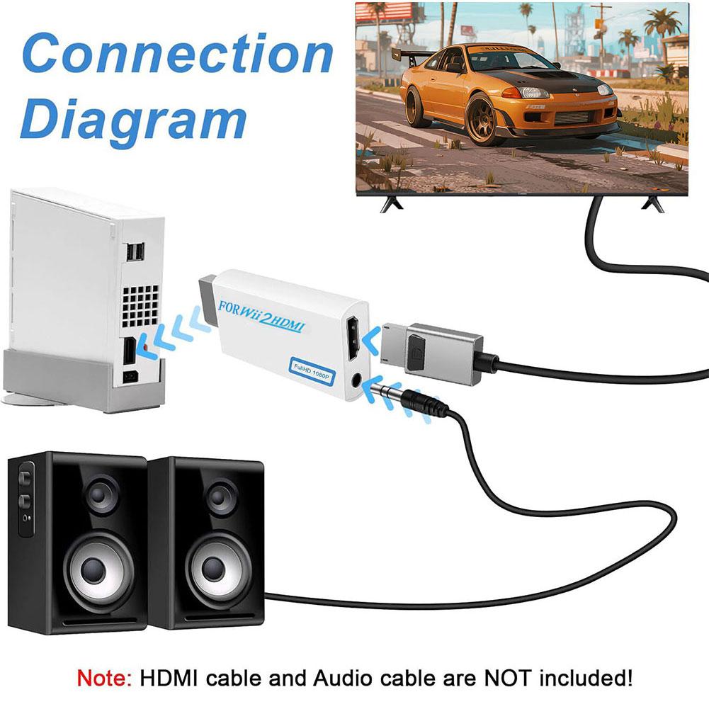 ตัวแปลง Wii เป็น HDMI สำหรับเค - Gaming Console Types บทวิจารณ์และราคา